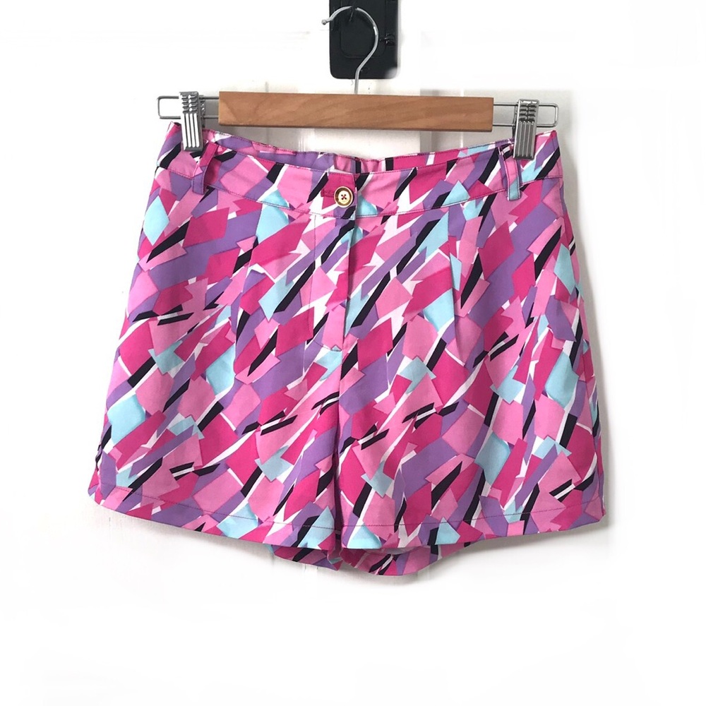Cuddy Eva shorts “Mountain” geo-print, size xs NWT